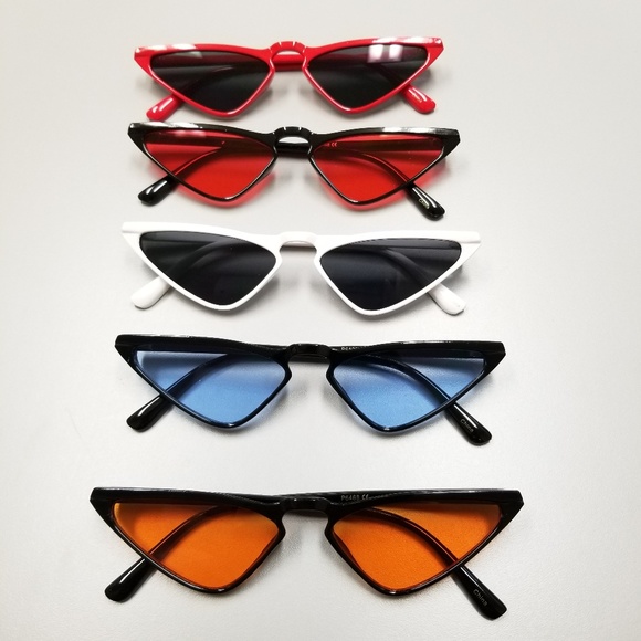 Aesthetic Fashion Small Cat Eye Sunglasses - Picture 3 of 4